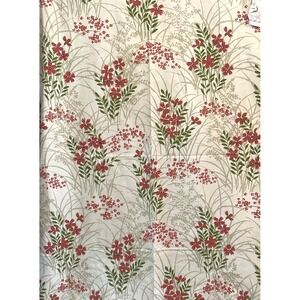 1980 House N Home Botanical Fabric Grandmacore Cottagecore 9 continuous yards